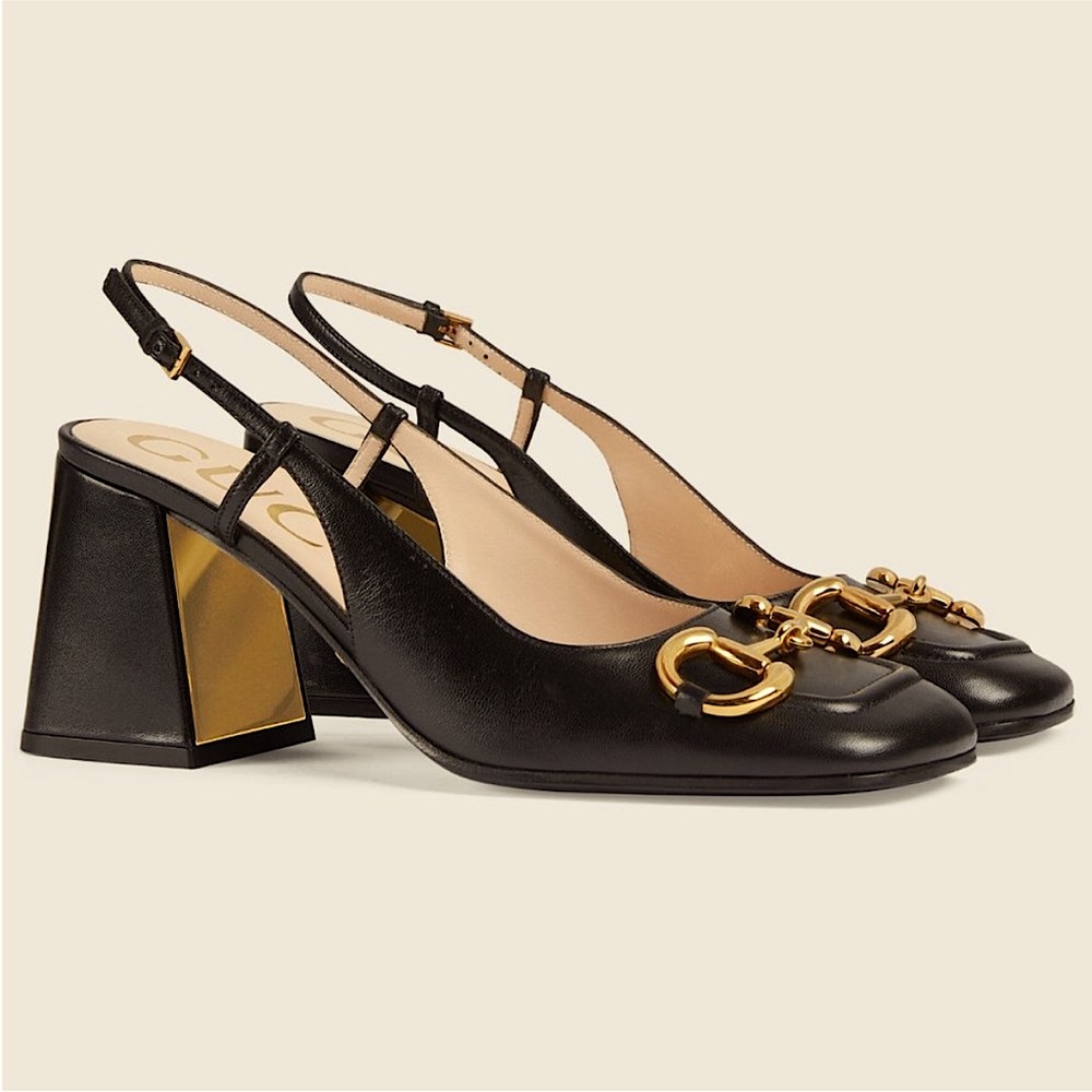 Gucci Slingback Heel NEW IN BOX